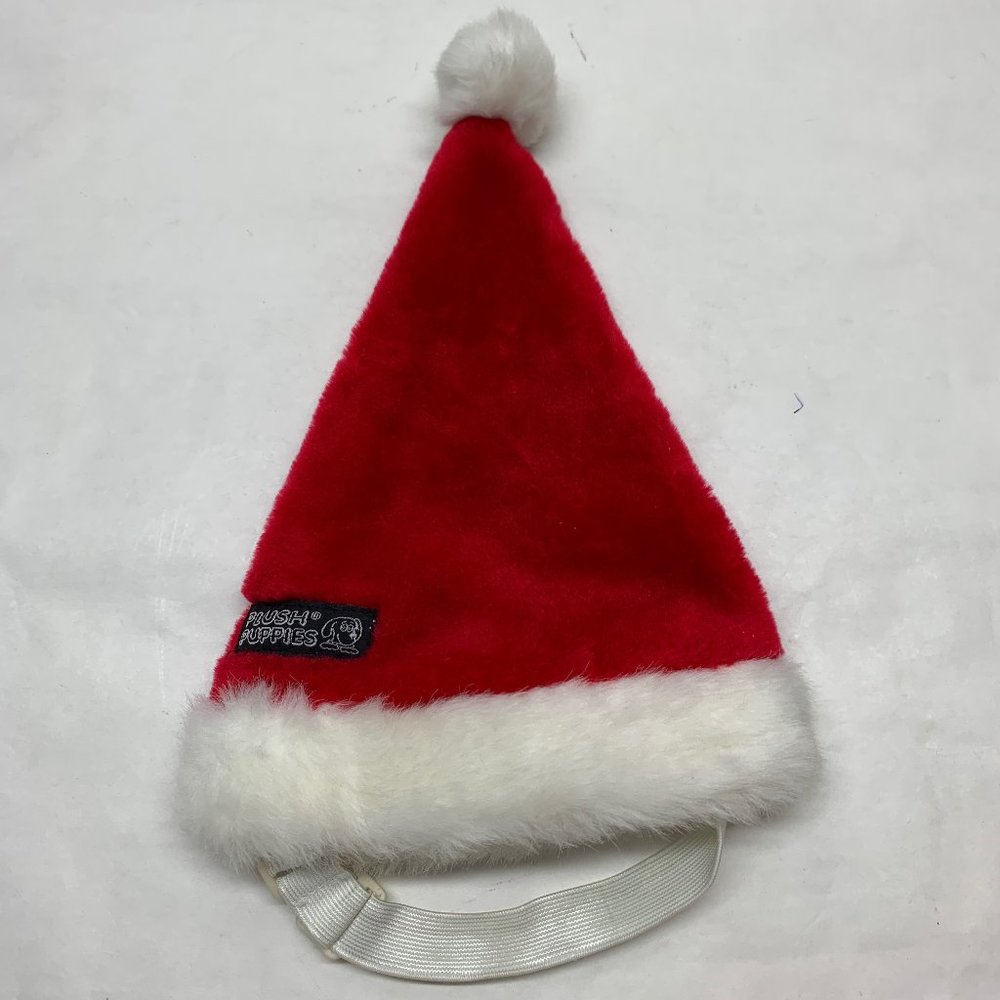 Plush Puppies Santa hat pet costume dog cat